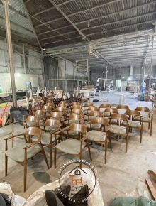 GHẾ HIRO FORM JAPAN KHUNG GỖ TẦN BÌ