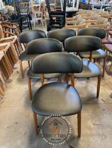 GHẾ OLEANDRO DA ĐEN TỰA ĐI DÂY BÚN