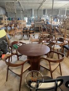 BỘ BÀN ĂN TRÒN 4 GHẾ NEVA