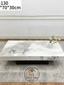 Mẫu bàn trà nhập khẩu 1m3*70 tông màu mặt đá sang trọng