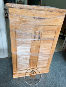 Tủ giày dép gỗ cao su ngang 60cm