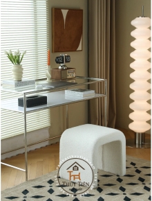 Ghế đôn ngồi bàn trang điểm đệm êm ái decor phòng ngủ thiết kế mới lạ sang trọng
