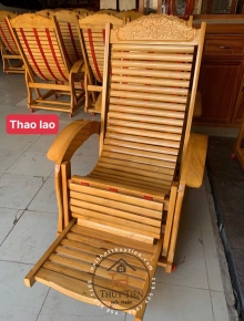 Ghế lười ghế thư giãn gỗ thao lao