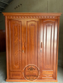Tủ quần áo xoan phủ - TQAXP 011