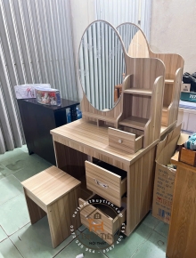 Bàn trang điểm mdf lõi xanh ngang 80 cm giá xưởng