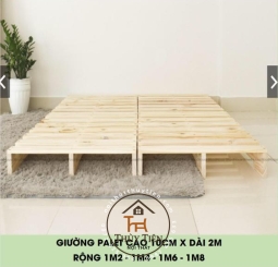 Giường pallet gỗ thông Giường pallet gỗ thông