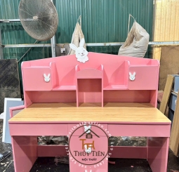 Bàn học sinh đôi gỗ MDF cho 2 bé