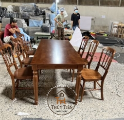 Bàn Ăn Louis Ghế Napoleon