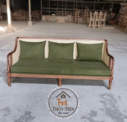 Sofa club gỗ ash