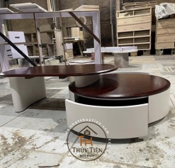 Bàn trà decor siêu Hót  Gỗ thịt 👌