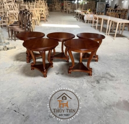 Bàn  trà cổ điển gỗ ash
