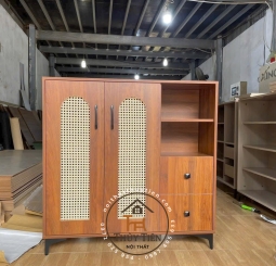 Mẫu tủ giày dép MDF