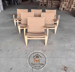 GHẾ SOFA ĐAN DÂY CÓ TAY