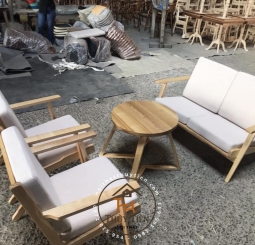 Ghế sofa Plank gỗ ash