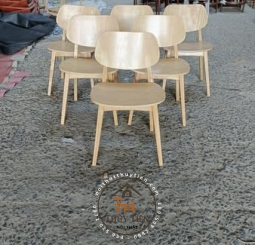 Ghế PLC gỗ cao su