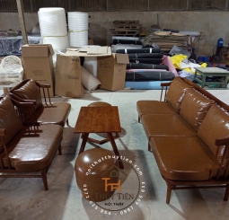 BỘ SOFA FLY BỌC DA NÂU