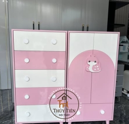 Tủ quần áo MDF lõi nâu