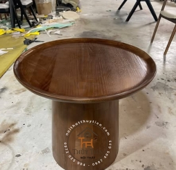  BÀN TRÀ TRÒN SOFA GỖ ASH