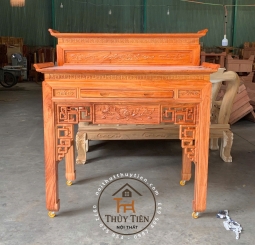 Bàn cúng hương đá 2 tầng