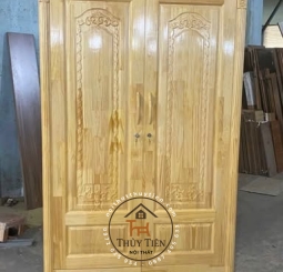 Mẫu tủ quần áo gỗ thông