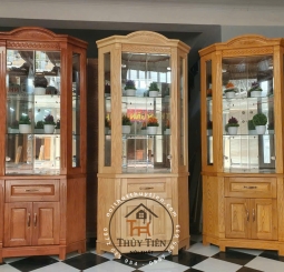 Mẫu tủ rượu gỗ sồi