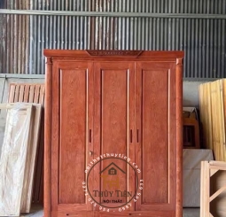 Tủ quần áo gỗ hương đá 