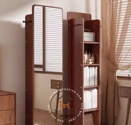 Gương xoay phía sau để đồ dc ạ 