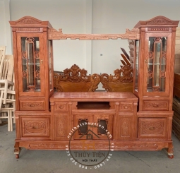 Kệ tivi gỗ sồi