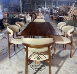 BỘ BÀN ĂN OLEANDRO KẾT HỢP BÀN CONCORD