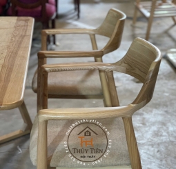 BỘ BÀN CHÂN V GỖ ASH CAO CẤP