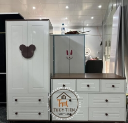 Cặp tủ em bé  MDF e làm theo yêu cầu khách 