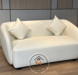 Sofa màu trắng tinh khôi em nhận đặt theo kích thước khách yêu cầu ạ