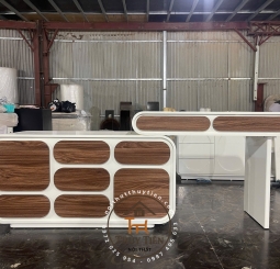 Bàn phấn bàn decor sơn 2 k phối gỗ đẹp qá ạ