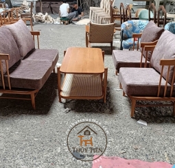 Sofa Fly gỗ Ash cao cấp- 002