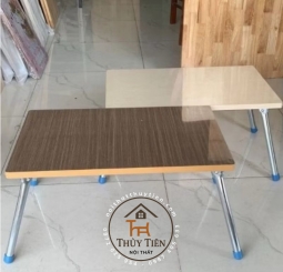 Bàn gấp gọn đa năng gỗ MDF( chân ống)- BMDF 003