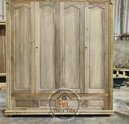 Tủ áo gỗ tràm Giá mềm xài bền