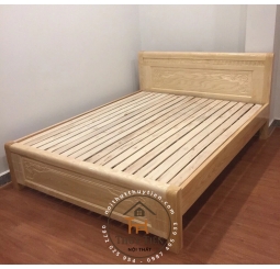 Giường ngủ gỗ sồi Pháp Tự Nhiên Sơn Đẹp