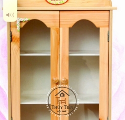 Tủ Thuốc gỗ thông 03