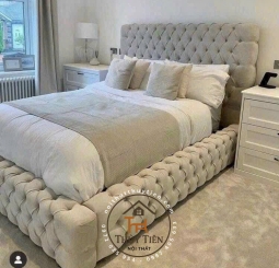 Giường Tổ Ong Bọc Đệm Đầu Cao