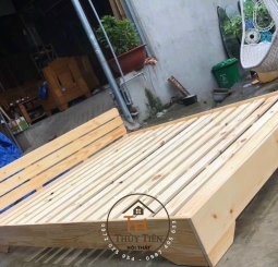 Giường Pallet Gỗ Thông- GPLGT 004 Giường Pallet Gỗ Thông- GPLGT 004