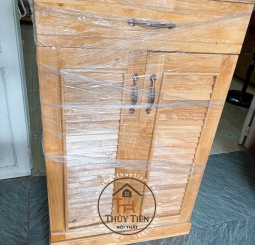 Tủ giày dép gỗ cao su ngang 60cm