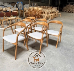 Ghế Neva có tay gỗ tần bì
