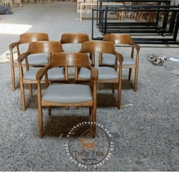 Ghế hiro ash tựa cao cho khách nhà e, form đẹp chuẩn