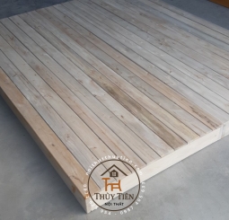 Giường pallet gỗ Quế Giường pallet gỗ Quế