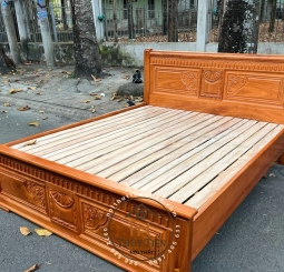 Giường ngủ gỗ gõ đỏ - GNGGD 004 Giường ngủ gỗ gõ đỏ - GNGGD 004