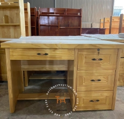 Bàn làm việc gỗ thông- BLVGT 08