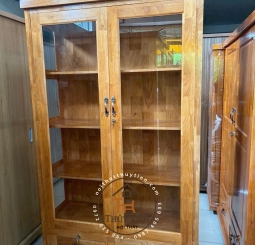 Tủ hồ sơ- tủ trưng bày gỗ thông