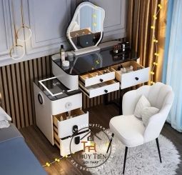 Bộ Bàn Trang Điểm Tặng Ghế M04, Thiết Kế Thông Minh, Phong Cách Tinh Tế Bộ Bàn Trang Điểm Tặng Ghế M04, Thiết Kế Thông Minh, Phong Cách Tinh Tế