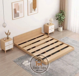 Giường pallet gỗ 1m6x2m giường ngủ kiểu Nhật hiện đại sang trọng phù hợp mọi không gian