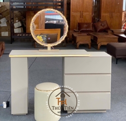 Bàn trang điểm mặt đá nhân tạo kèm ghế 